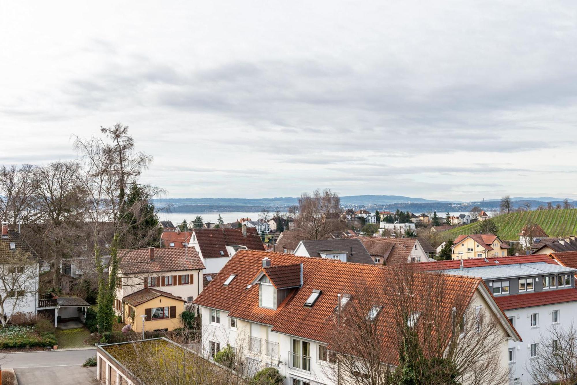 Bodenseeblick Meersburg Bagian luar foto